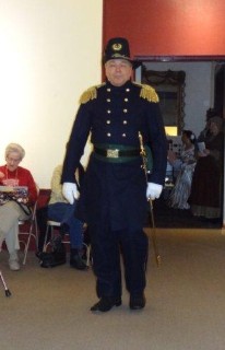Full Dress uniform, U.S. Army Surgeon modeled by Maj Ted Zelinski